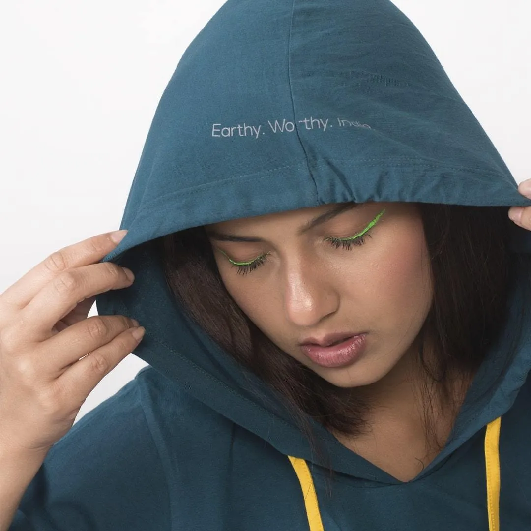 Windie Amanakku Relaxed Fit Hoodie Tunic With Pocket