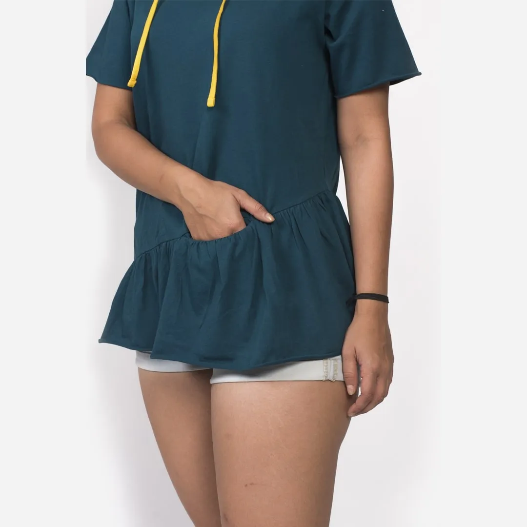 Windie Amanakku Relaxed Fit Hoodie Tunic With Pocket