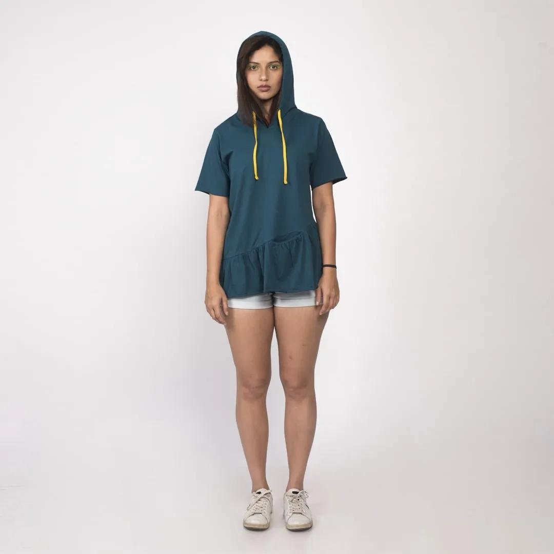Windie Amanakku Relaxed Fit Hoodie Tunic With Pocket
