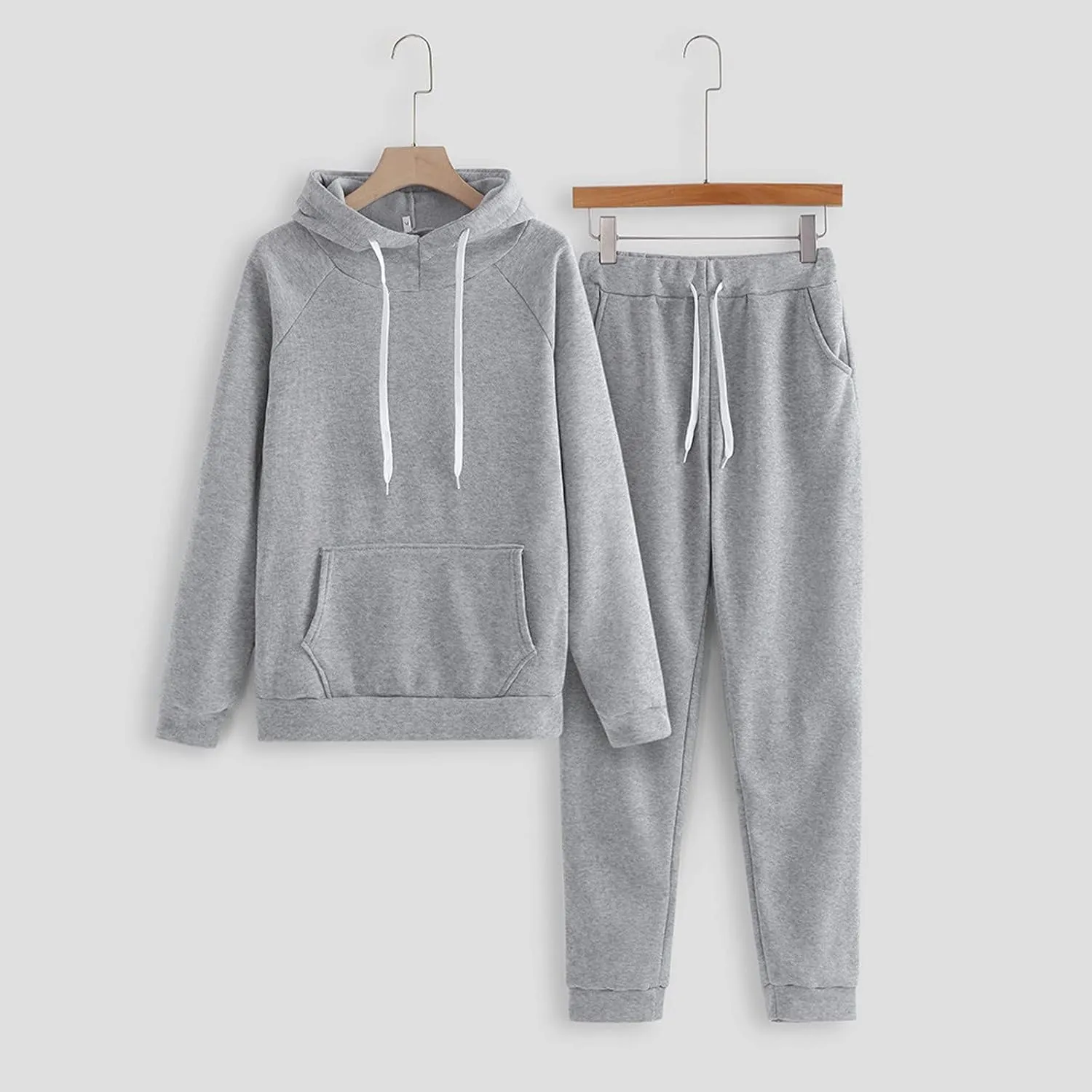 Womens 2 Piece Outfits Sweatsuits Lounge Sets Oversized Hoodie Sweatshirts High Waist Workout Joggers Fall Outfits